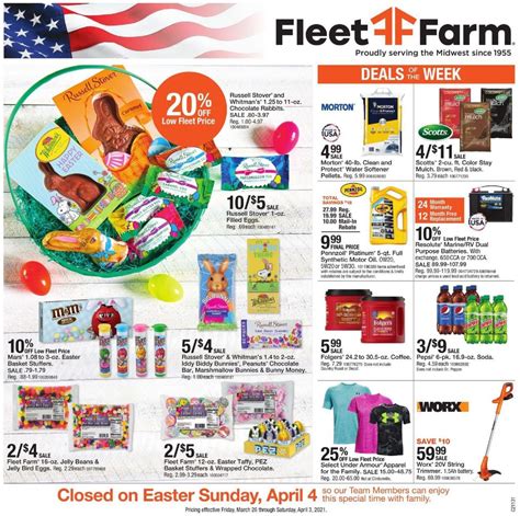 Fleet Farm Weekly Ad Flyer March 26 to April 3