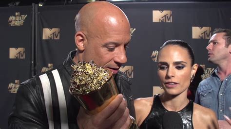 Vin Diesel and Jordana Brewster at 2017 MTV Movie & TV Awards - YouTube