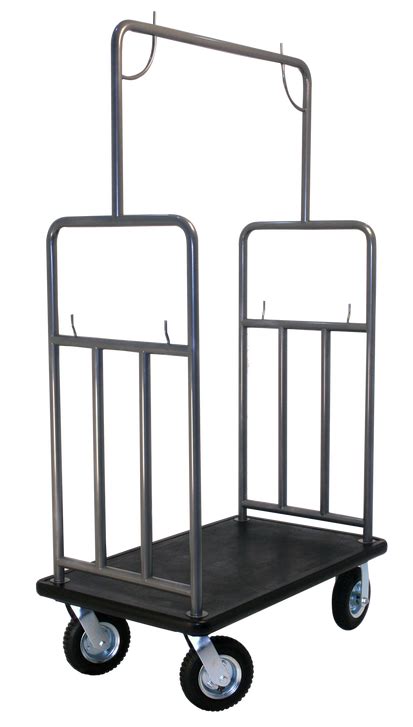 All Steel Hotel Luggage Cart Ideal for Winter Snow, Rain, and Coastal Areas