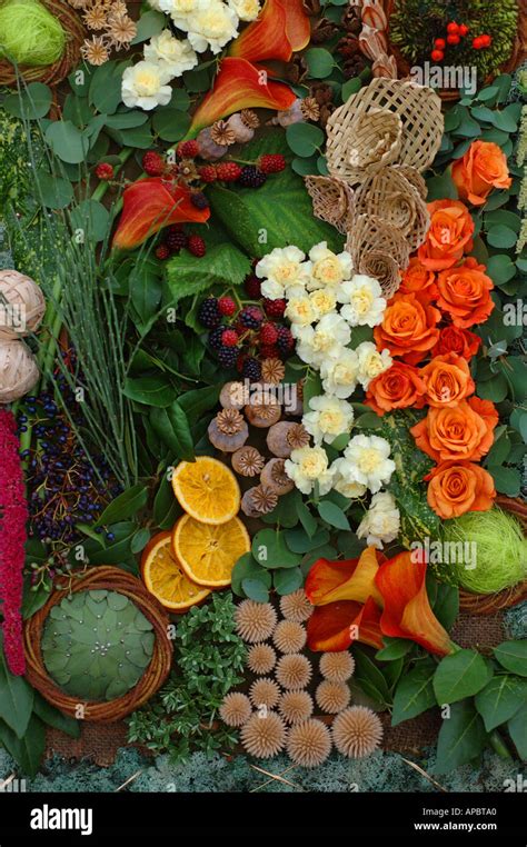 Flower arrangement for autumn Stock Photo - Alamy