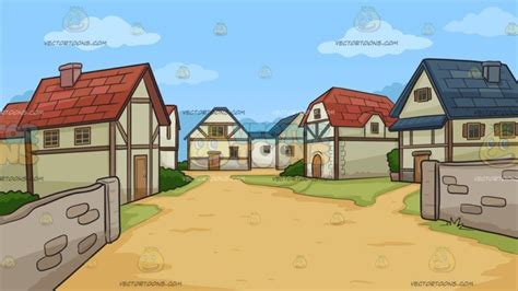 A Small Medieval Village Background | Medieval, Village, Background