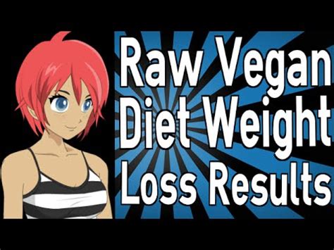 Raw Vegan Diet Weight Loss Results - YouTube