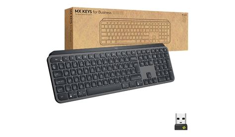 Logitech MX Keys Wireless Illuminated Keyboard for Business, Quiet ...