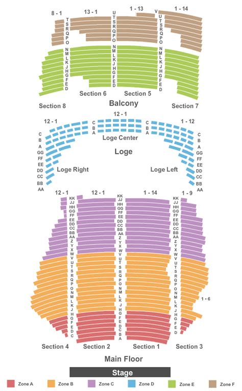 State Theatre Seating Chart - Minneapolis