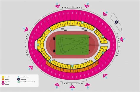 awesome london olympic stadium seating plan athletics # ...