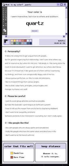 I Took the Ktestone Color Personality Test That's All Over TikTok, and It Was Spot On | Color ...