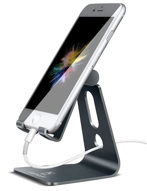 Adjustable Cell Phone Stand, Lamicall Phone Stand : [UPDATE VERSION] Cradle, Dock, Holder ...