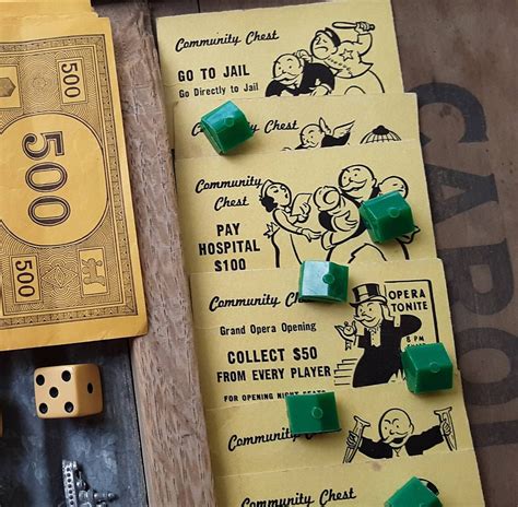 Vintage MONOPOLY Game Pieces 1961 Monopoly Metal Game Playing | Etsy