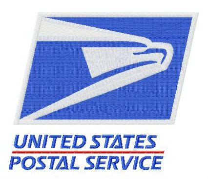 United States Postal Service logo embroidery design