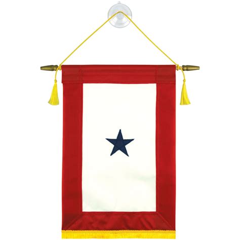 Eder 8"x12" Blue Star Service Flag With 1 Star | Navy Pride Mounted Flags | Navy Pride - Shop ...