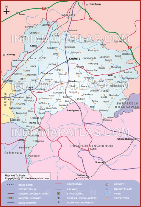 khunti-district-map | Indian City News