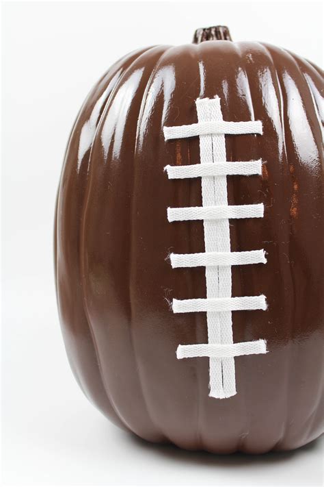 DIY Football Pumpkins - Let's Mingle Blog