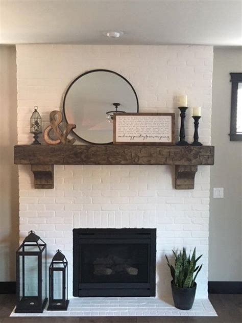 Chunky Textured Wooden Mantel for Your Fireplace — Homebnc