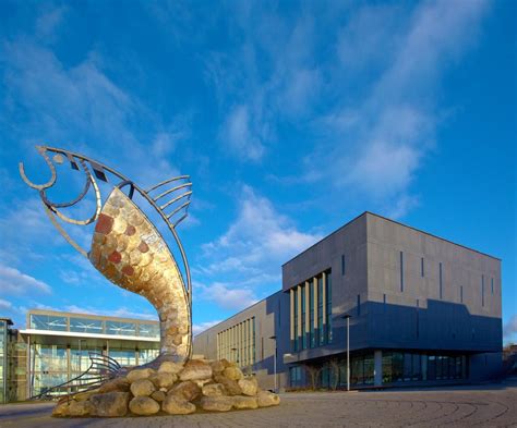 The Salmon of Knowledge in front of the main reception. Very ...