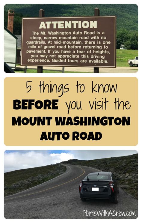 5 reasons to drive the Mount Washington Auto Road - Points with a Crew