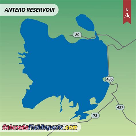 Antero Reservoir - Hartsel, CO - Fish Reports & Map