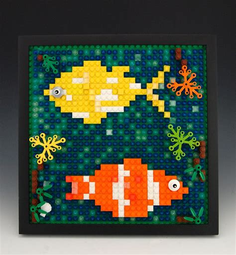 Lego Aquarium Mosaic