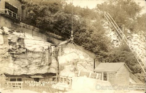 Marble Quarry in Danby, Vermont Postcard