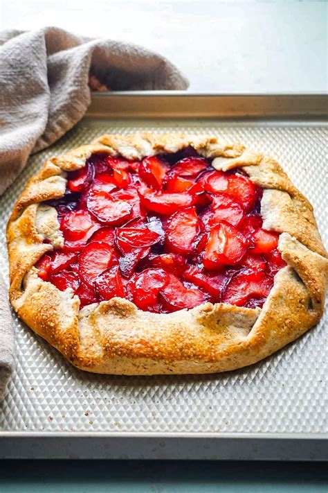 Plum Galette (no soggy crust!) - Posh Plate