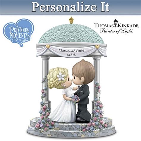 Precious Moments Personalized Porcelain Wedding Day Figurine | Precious moments, Porcelain ...