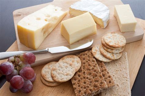 Assorted cheese platter - Free Stock Image