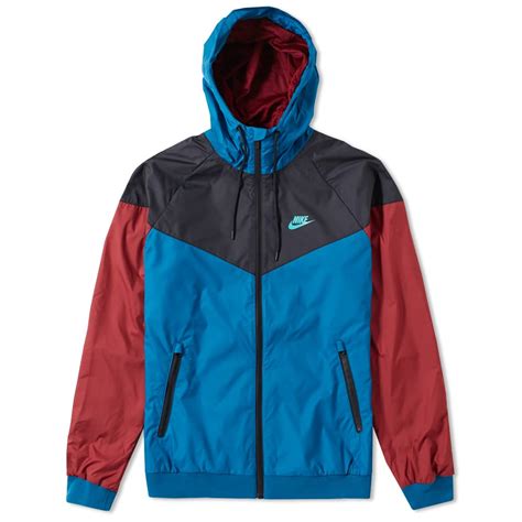 Nike Windrunner Green Abyss & Team Red | END. (US)