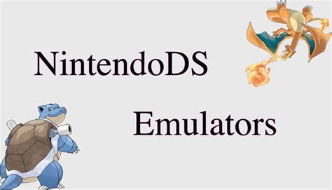 10 Best Nintendo DS Emulators For PC To Play Pokemon Games (2024)