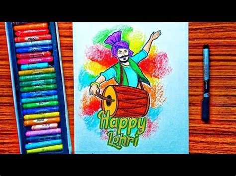 Happy Lohri, Makar Sankranti, Easy Step, Easy Drawings, Drawing ...