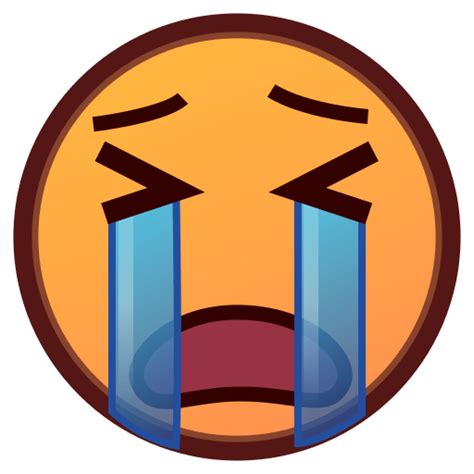 Loudly Crying Face | ID#: 61 | Emoji.co.uk