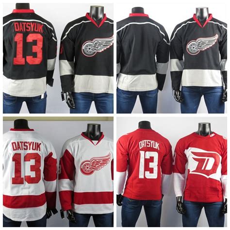 2021 Detroit Red Wings Jerseys The Best Player Of 13 Pavel Datsyuk High Quality Embroidered Men ...