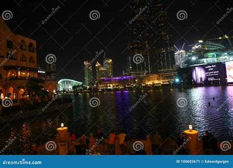 Night of Dubai editorial photo. Image of dubai, famous - 100603671