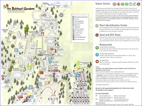 Butchart Gardens Map - Home Decor