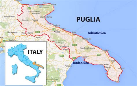 Map Of Puglia Italy - Map Of New Hampshire