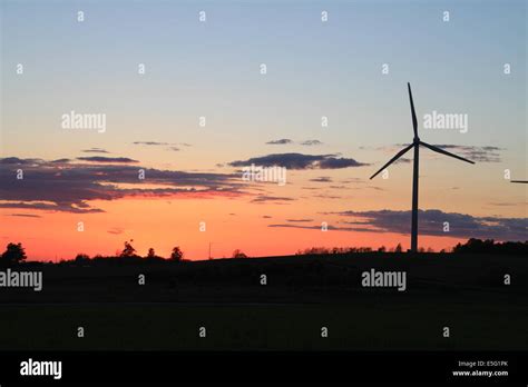 Tug Hill Plateau Windmills Stock Photo - Alamy