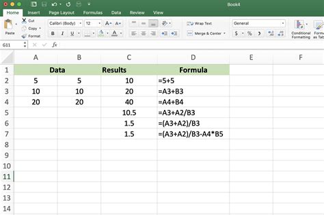 How To Work In Excel With Formulas