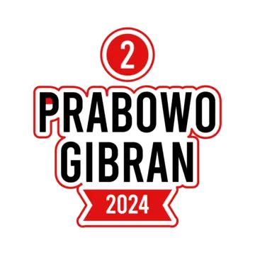 Texto Prabowo Gibran Candidato Presidencial Indonesio 2024 Vector PNG ,dibujos Prabowo, Gibran ...