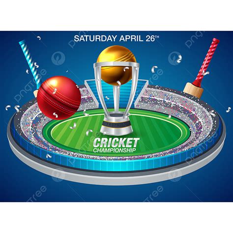 Cricket Pitch Vector Hd Images, Illustration Of Stadium Of Cricket With ...