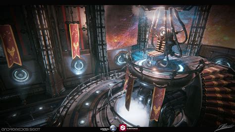 Throne room I created for a recent competition. All textures except for the vfx and space ...