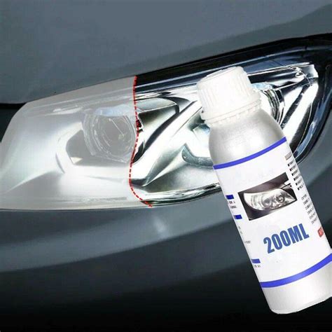 Car Headlights Restore Kit Set +Headlight Cleaner Repair Polish Liquid ...