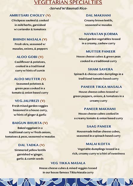 Rasoi Menu | rasoiva