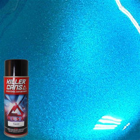 Alsa Refinish 12 oz. Candy Turquoise Killer Cans Spray Paint-KC-T - The Home Depot