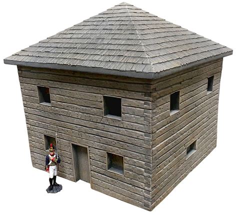 HA2099 Wooden Frontier Blockhouse