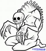 Scary Coloring Pages Printable sketch template