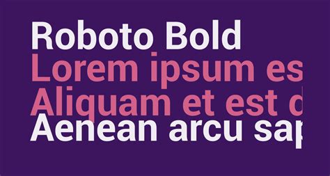 Roboto Bold free Font - What Font Is