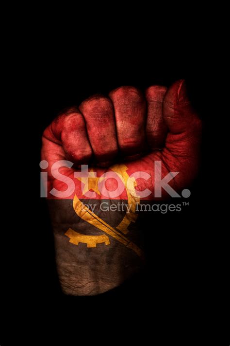 Angola Flag Fist Stock Photo | Royalty-Free | FreeImages