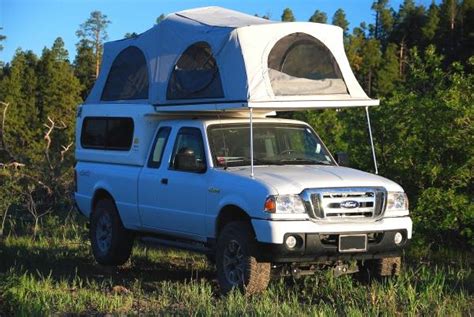 Ford ranger truck bed camper shell