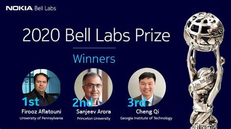 Cheng Qi-led Team wins 3rd Place Nokia Bell Labs Prize