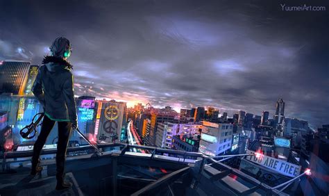 Rooftop at Night Wallpapers - Top Free Rooftop at Night Backgrounds ...