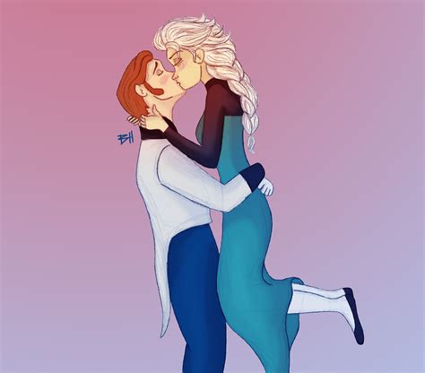 Frozen Elsa And Hans Kiss Clinic