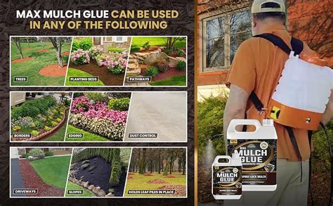 Amazon.com : PetraTools Mulch Glue, Mulch Binder Glue, Small Gravel ...